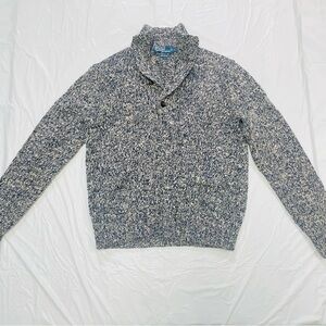 90s Vintage Polo Ralph Lauren 100% Cotton Knitting Jacket Sweater Men’s L Large
